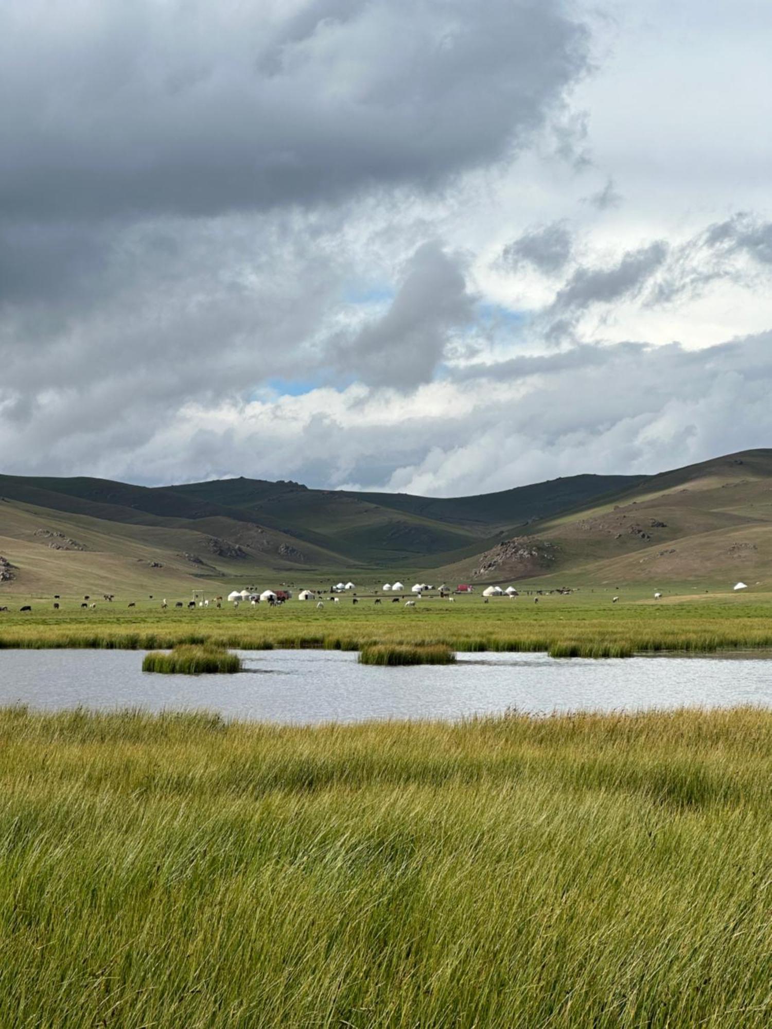 Yurt Camp Azamat At Song Kol Lake Bagysh Kültér fotó